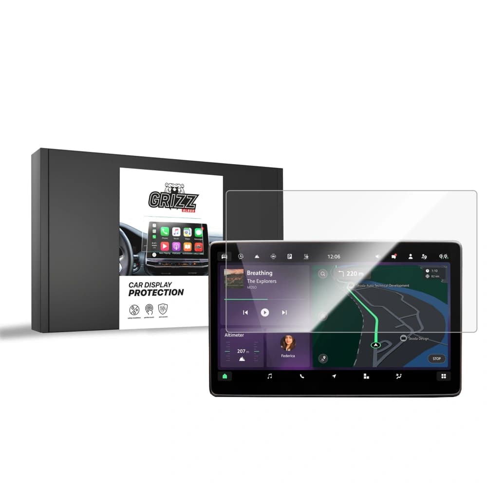 Ceramic GrizzGlass CarDisplay Protection Skoda Octavia 4 10" Facelift (2024-2025) - 1