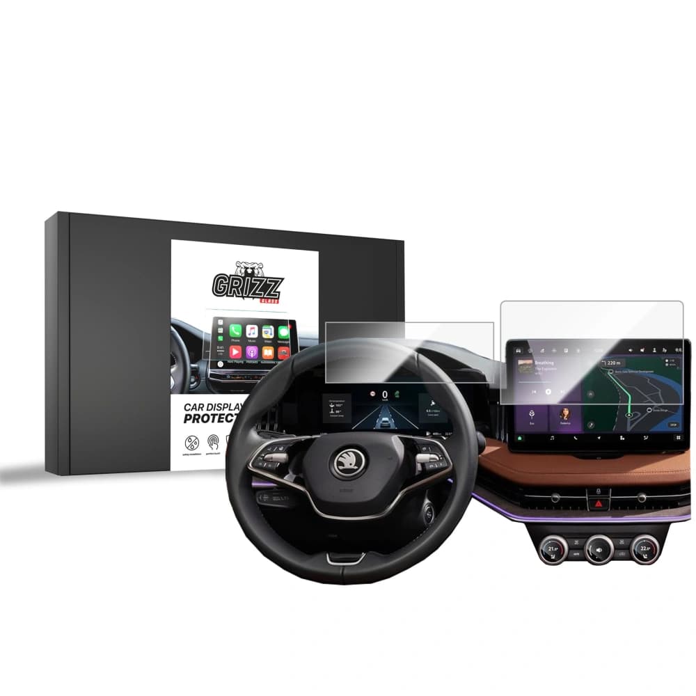 Ceramic GrizzGlass CarDisplay Protection Skoda Kodiaq 2 10" 2024-2025 [2in1] - 1