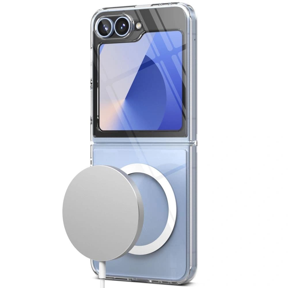 Case Ringke Fusion Magnetic MagSafe Samsung Galaxy Z Flip 6 / 7 FE Clear - 5