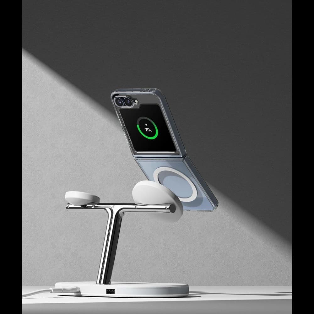Case Ringke Fusion Magnetic MagSafe Samsung Galaxy Z Flip 6 / 7 FE Clear - 9