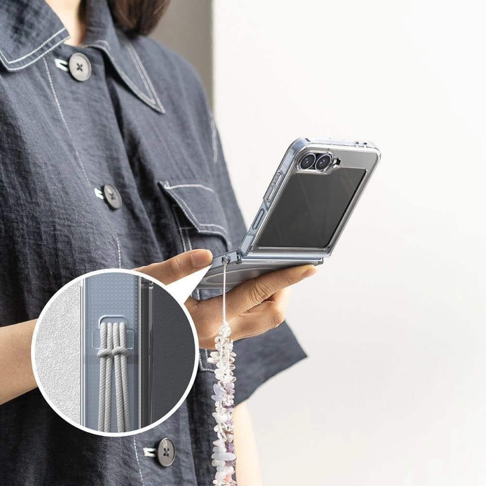 Case Ringke Fusion Magnetic MagSafe Samsung Galaxy Z Flip 6 / 7 FE Clear - 14