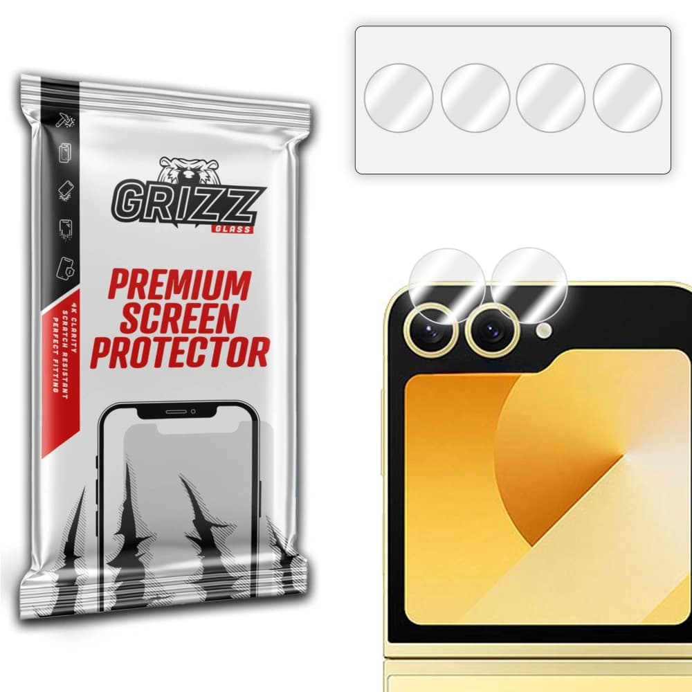 Glas für die Kamera GrizzGlass HybridGlass für Samsung Galaxy Z Flip 6 / 7 FE - 1