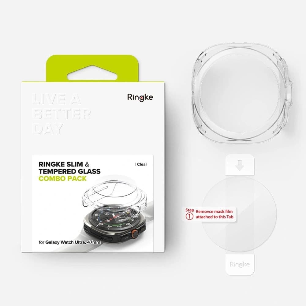 Ringke Slim & Tempered Glass Galaxy Watch Ultra 47mm Clear - 9