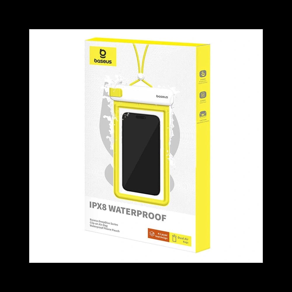 Baseus DeepDive IPX8 universal waterproof case (white) - 7