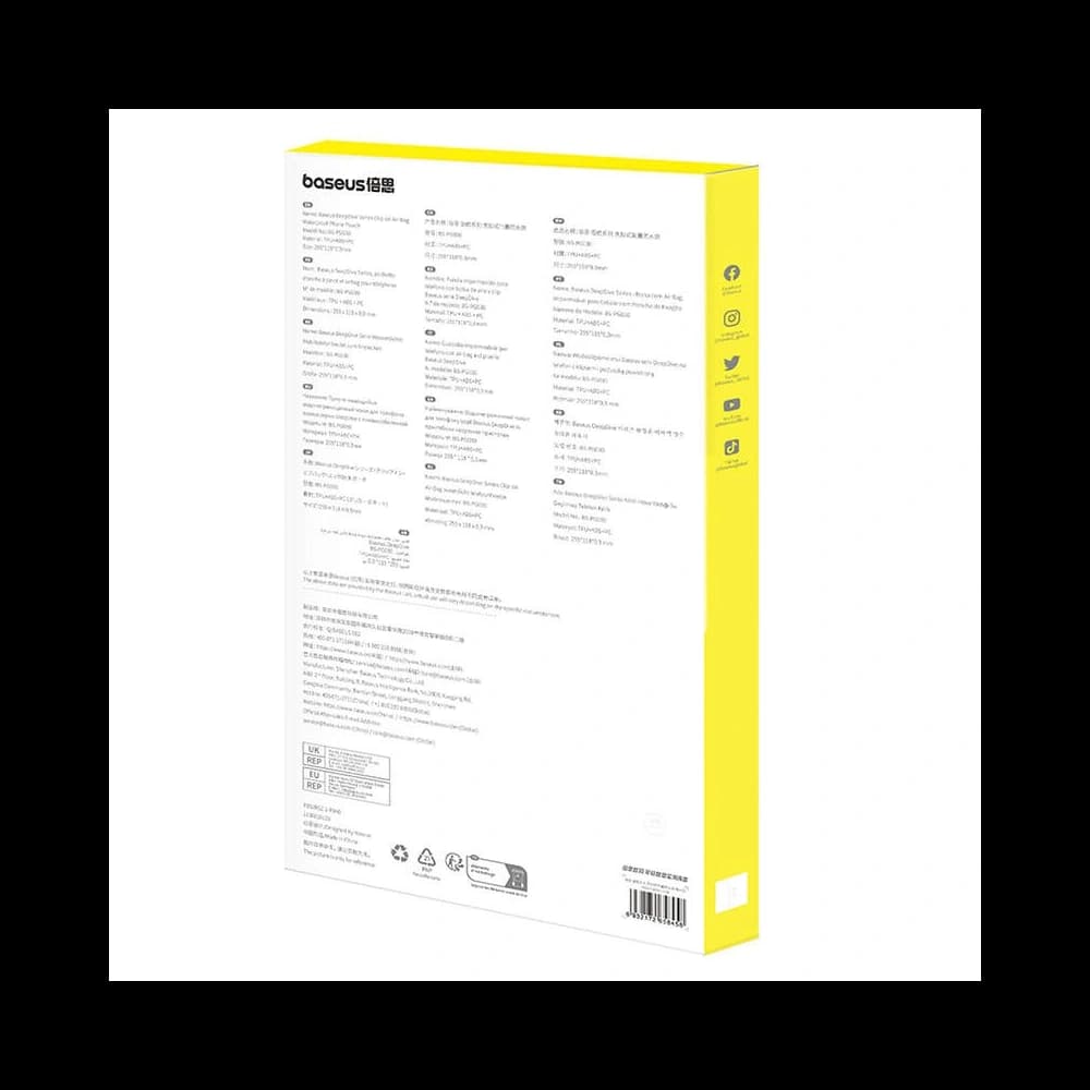 Baseus DeepDive IPX8 universal waterproof case (white) - 8