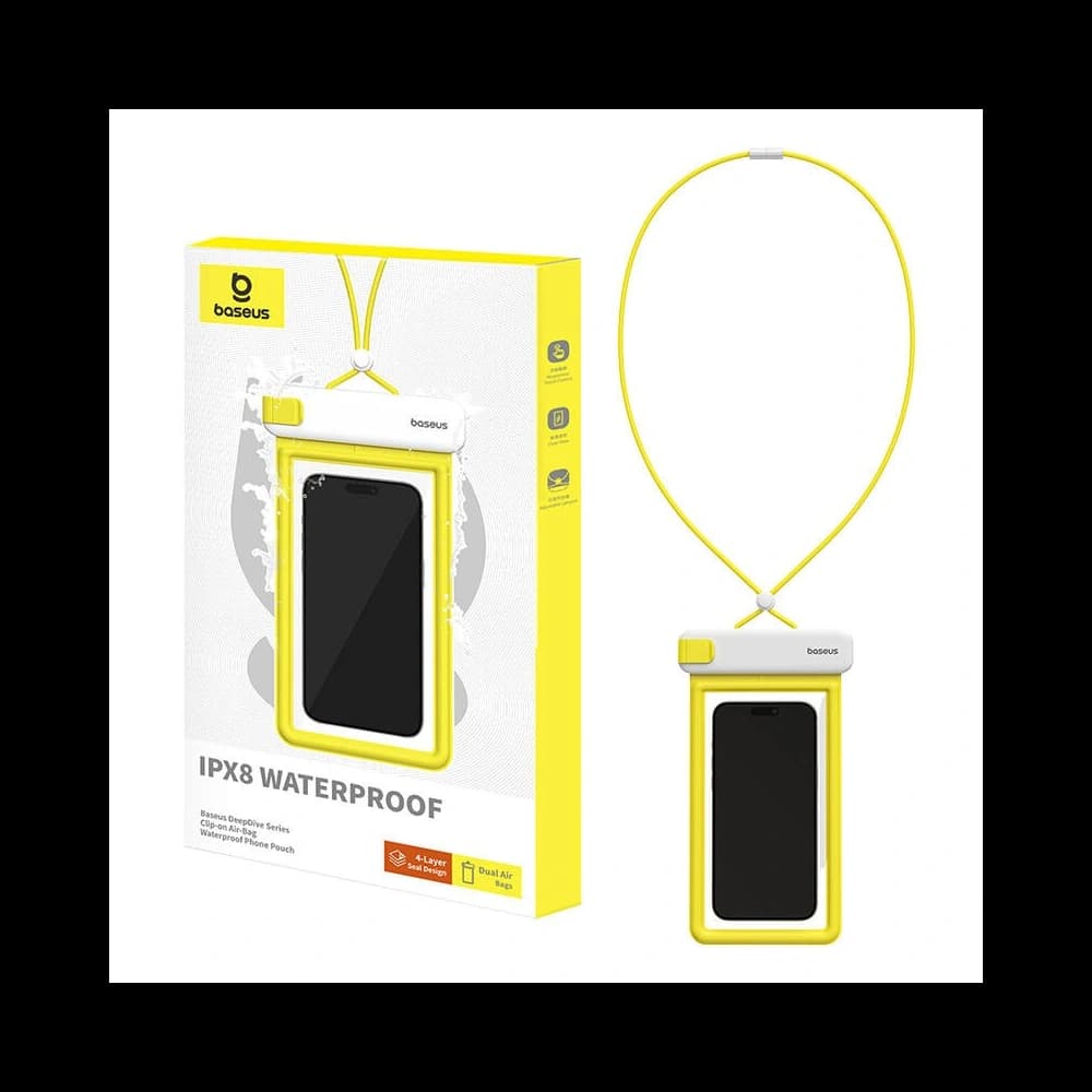 Baseus DeepDive IPX8 universal waterproof case (white) - 9