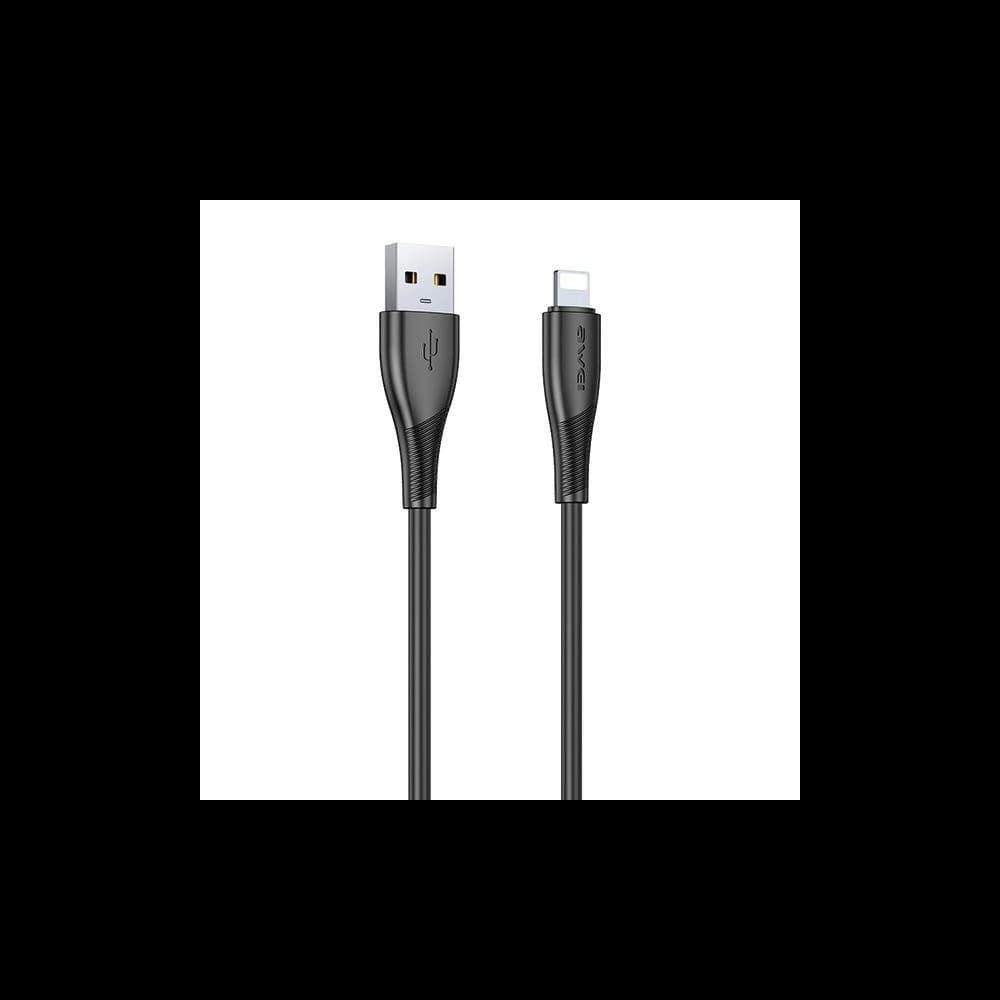 Kabel AWEI CL-182L USB-A / Lightning schwarz - 1