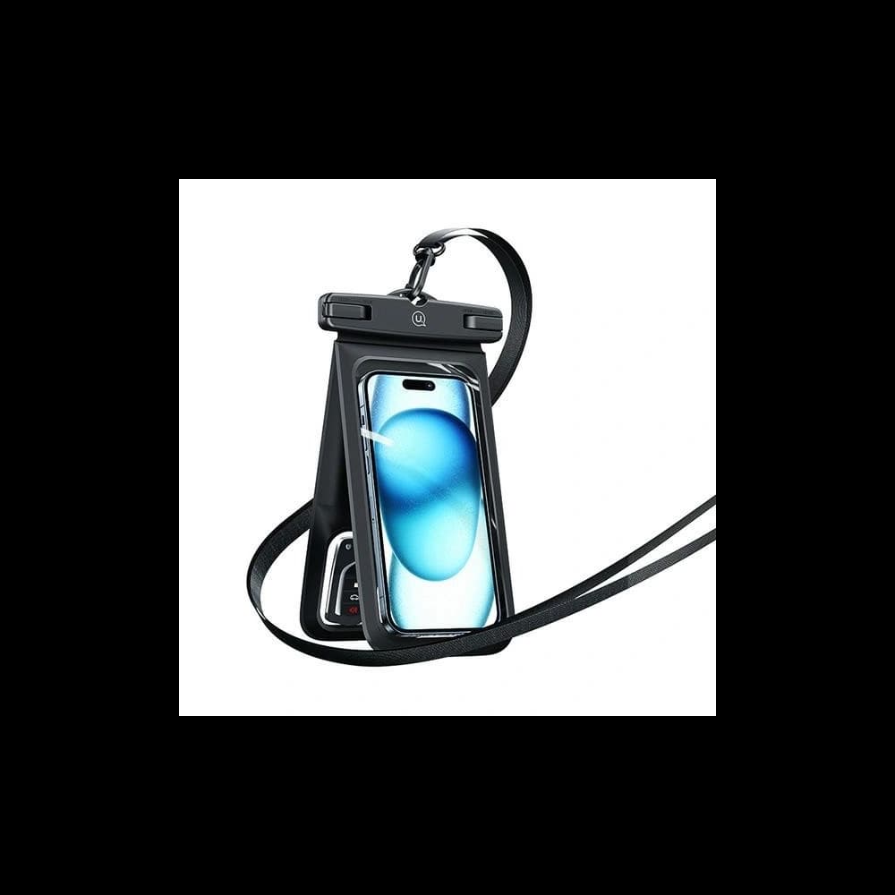 Universal double waterproof case 6.7" USAMS IP68 black - 1