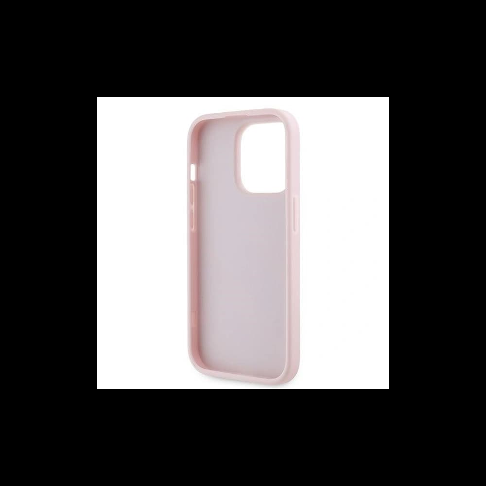 Case Karl Lagerfeld KLHCP14LPQDSMGP Apple iPhone 14 Pro Hardcase Diagonal Quilted Script rosa/pink - 7