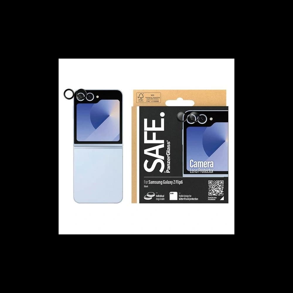 SAFE by PanzerGlass Hoops Camera Samsung Galaxy Z Flip 6 / 7 FE black - 1