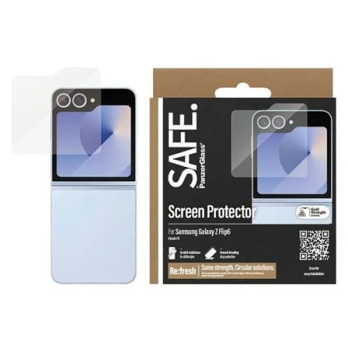 SAFE by PanzerGlass Samsung Galaxy Z Flip 6 / 7 FE Screen Protection Classic Fit