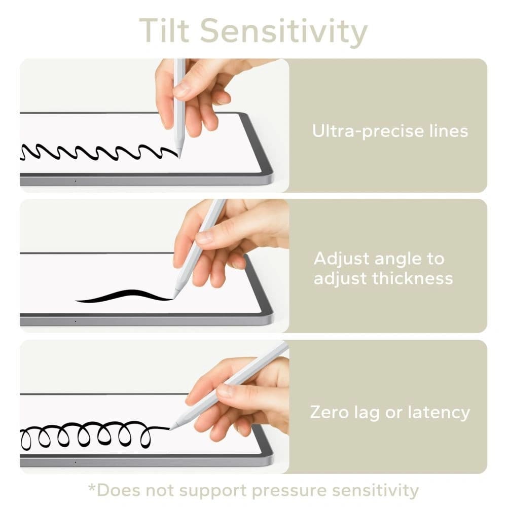 Rudern Tech-Protect Digital Magnetic Stylus Pen 3 iPad Weiß - 7