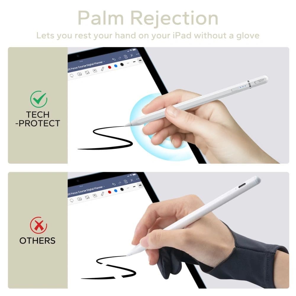 Rudern Tech-Protect Digital Magnetic Stylus Pen 3 iPad Weiß - 8