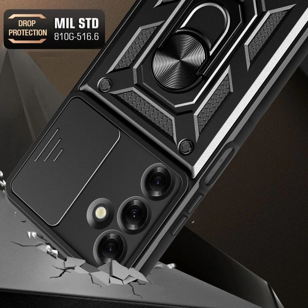 Case Tech-Protect CamShield Pro Samsung Galaxy M35 5G Schwarz - 3