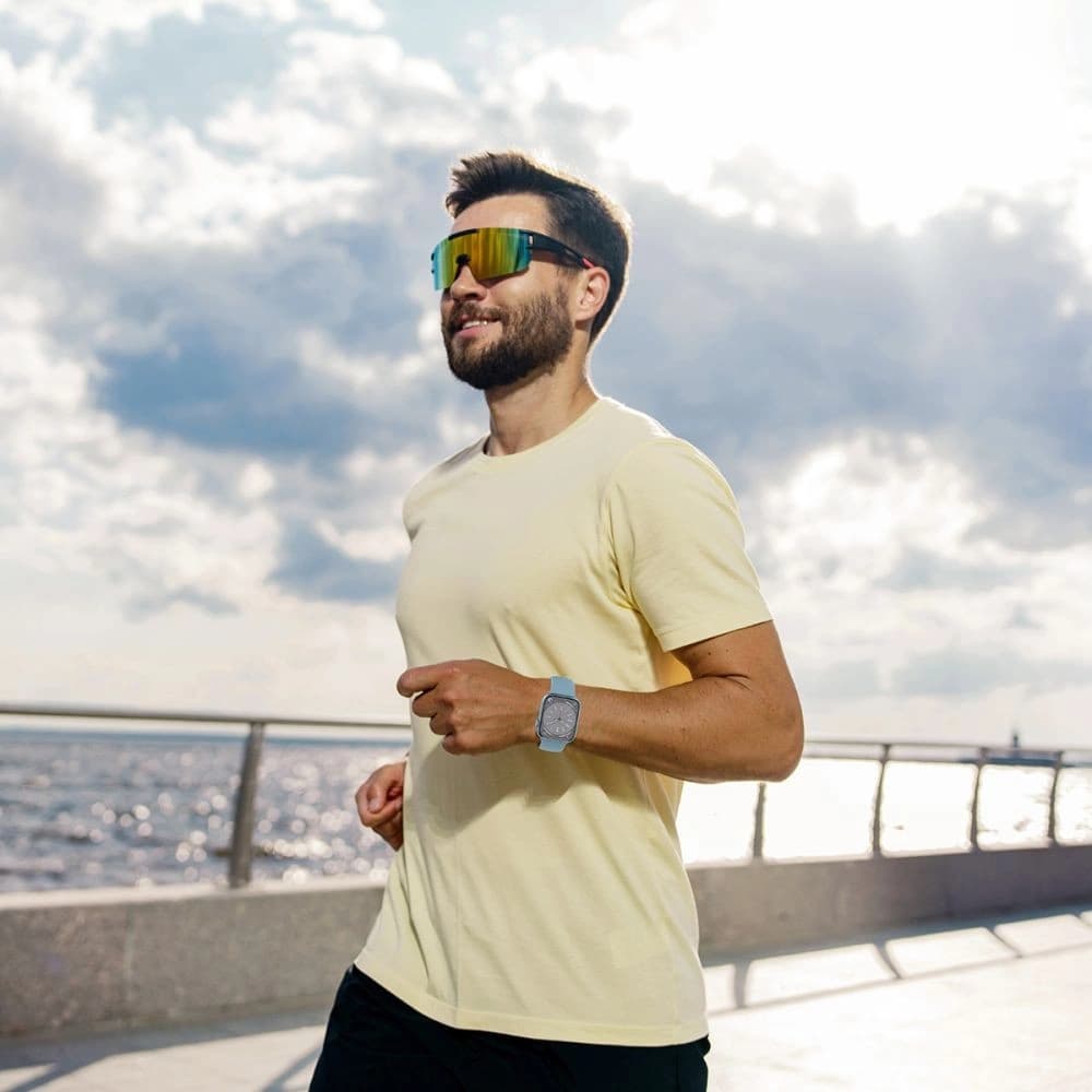 Belt Tech-Protect Silicone Apple Watch 4/5/6/7/8/9/SE/10 38/40/41/42mm Light Pink - 7