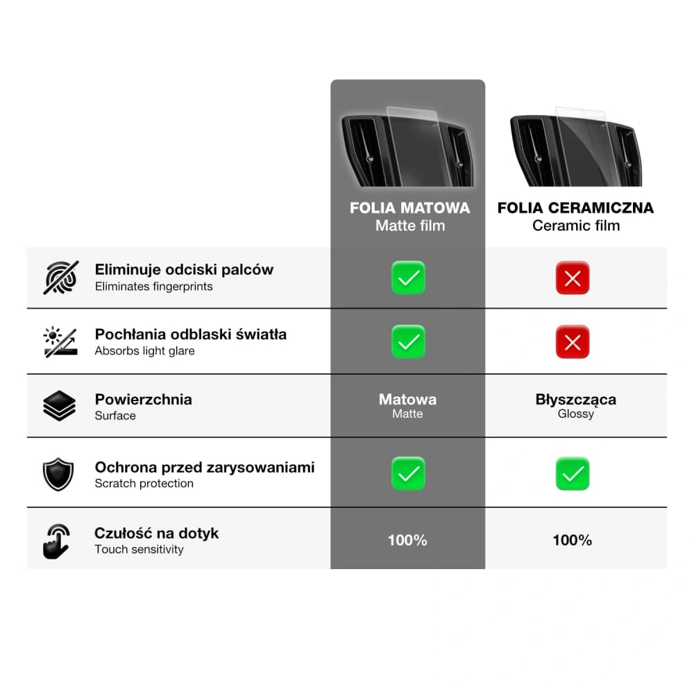 Matte GrizzGlass CarDisplay Protection Renault Symbioz 10,4" 2024-2025 [2in1] - 10