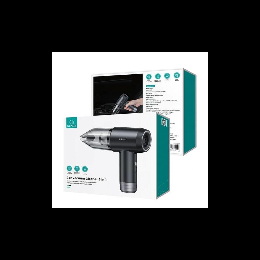 USAMS US-ZB291 XJ Series 6in1 car hoover black - 7