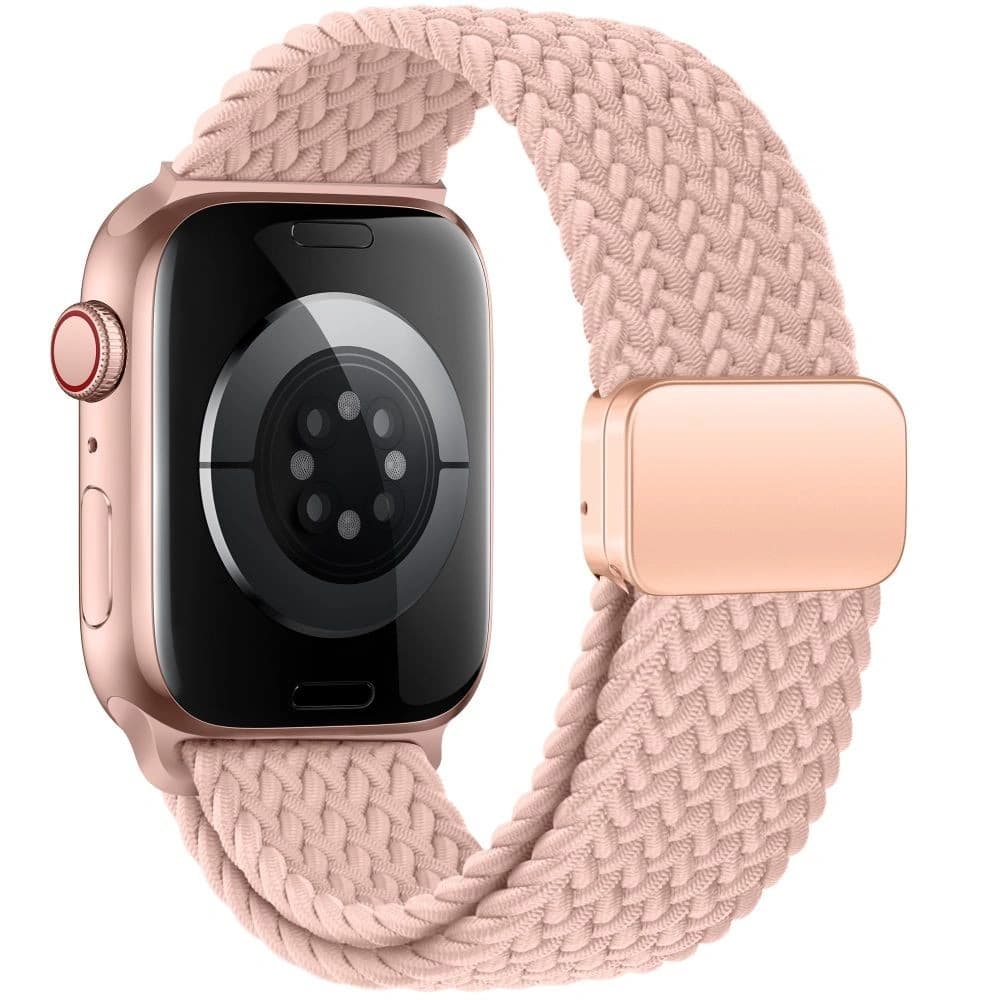 Tech-Protect Nylonmag Apple Watch 4/5/6/7/8/9/SE/Ultra 1/2 42/44/45/49mm Staubige Rose - 2