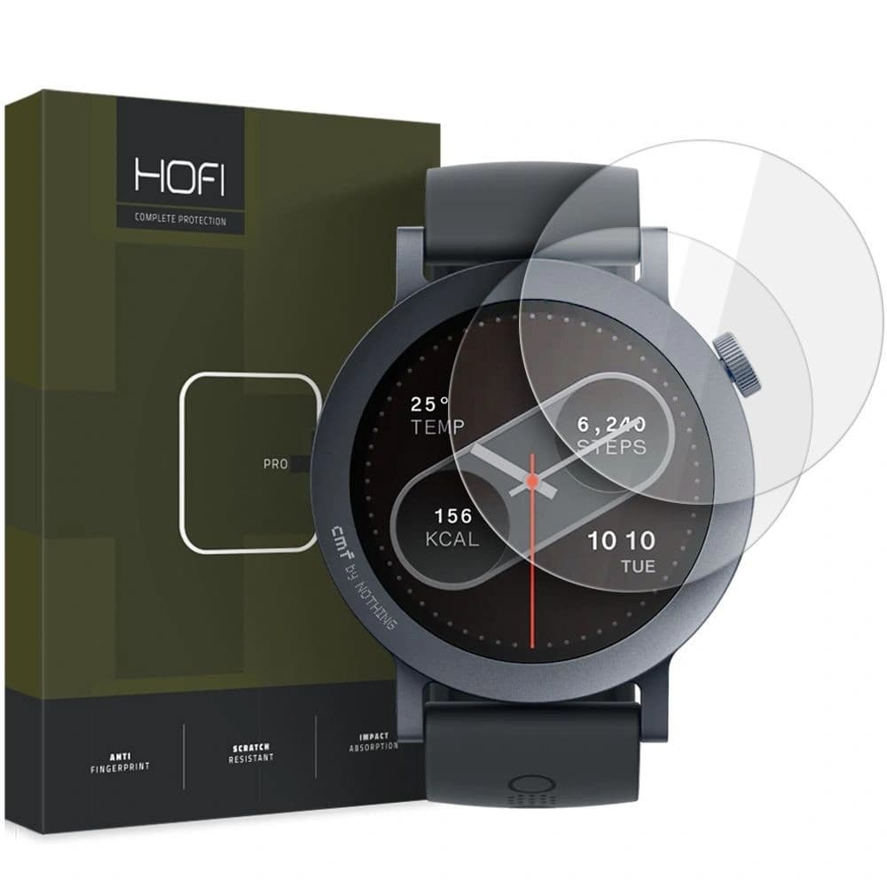 Hofi Glass Pro+ Nothing CMF Watch Pro 2 Clear [2 PACK] - 1