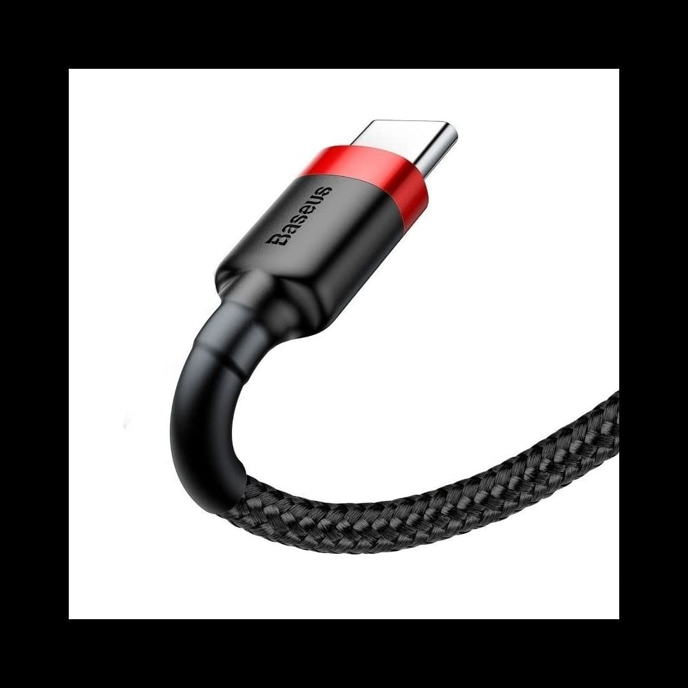 Baseus USB-C Kabel Cafule 2A 3m (rot/schwarz) - 5