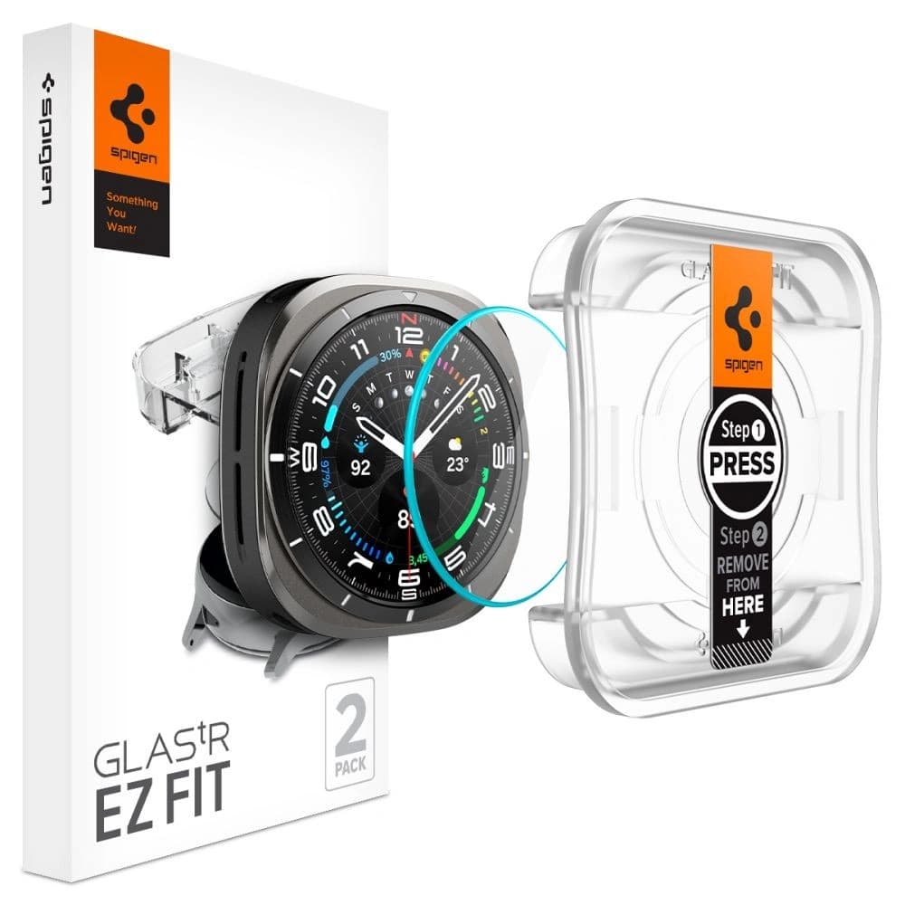 Spigen GLAS.tR ez Fit Galaxy Watch Ultra 47mm Clear [2 PACK] - 1