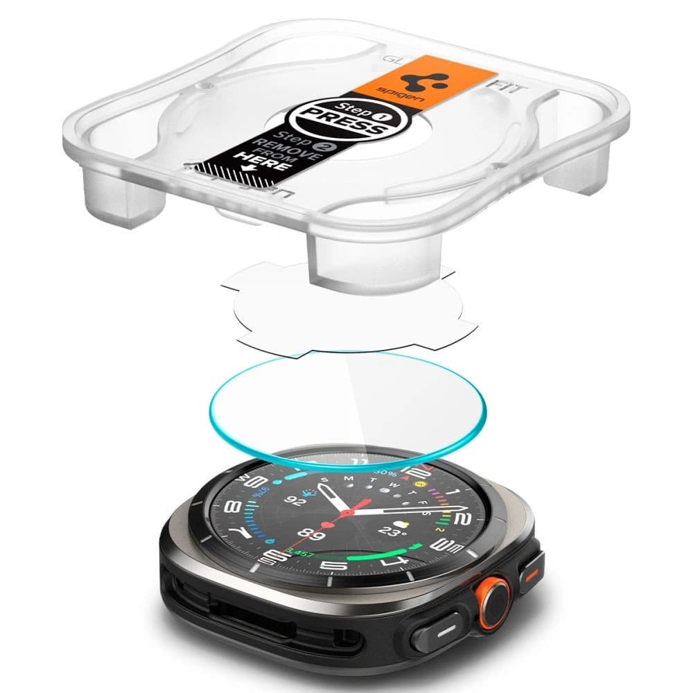 Spigen GLAS.tR ez Fit Galaxy Watch Ultra 47mm Clear [2 PACK] - 5