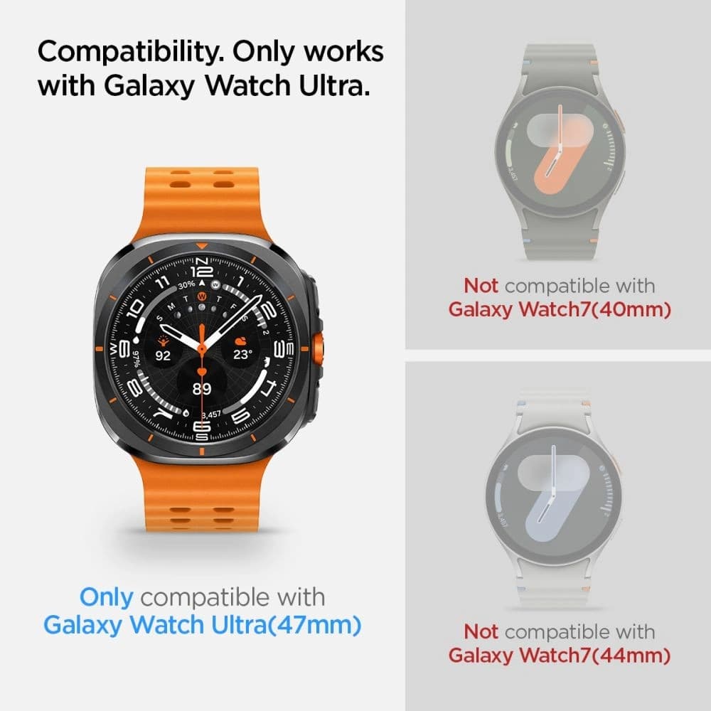Spigen GLAS.tR ez Fit Galaxy Watch Ultra 47mm Clear [2 PACK] - 6