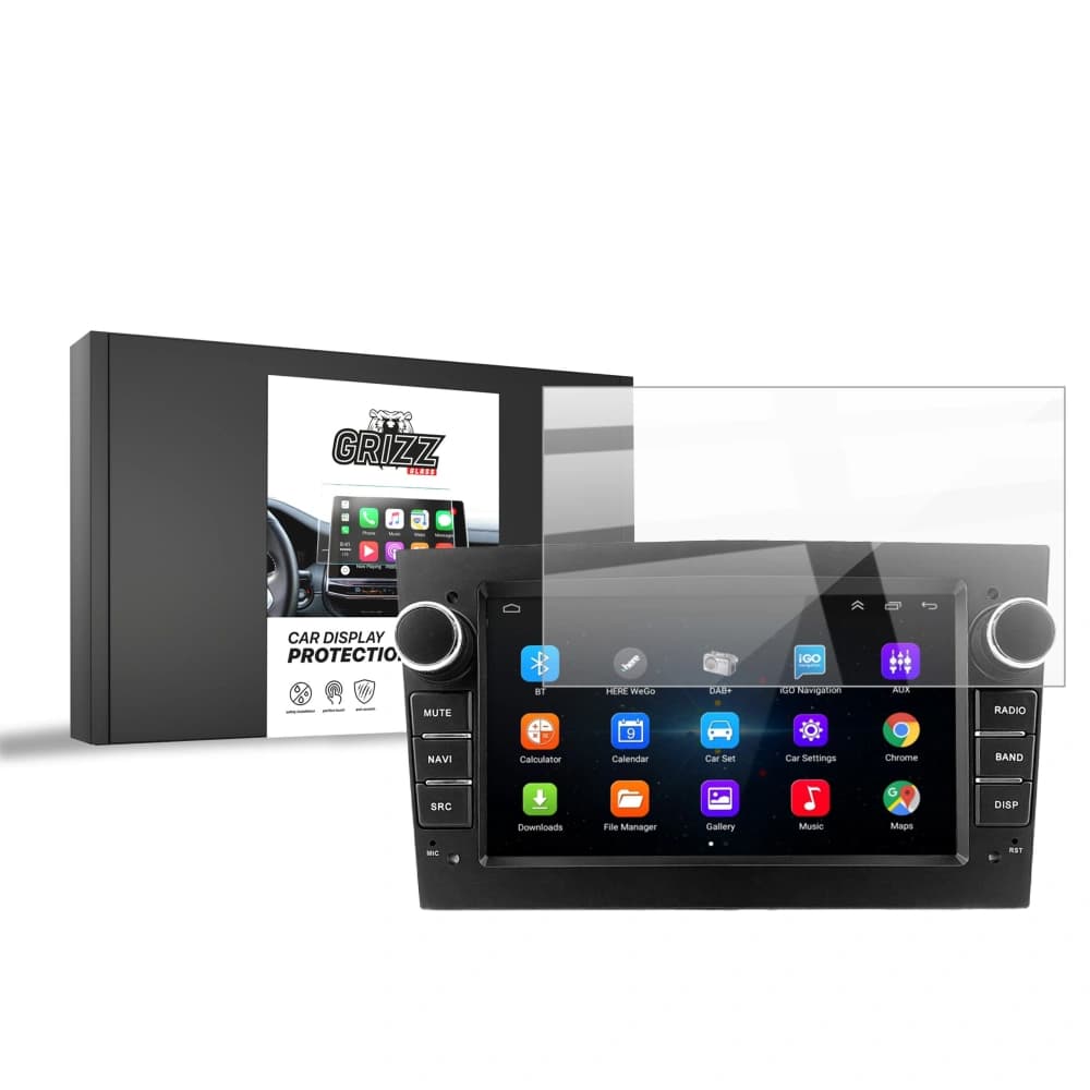 Ceramic GrizzGlass CarDisplay Protection Android Radio Opel 2DIN 7" - 1