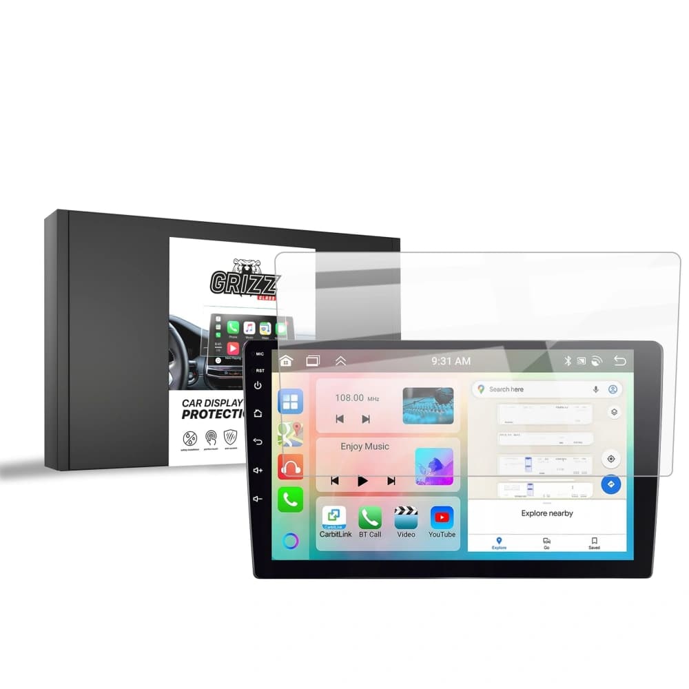 Ceramic GrizzGlass CarDisplay Protection Android Radio Allnoel A3454 10" - 1