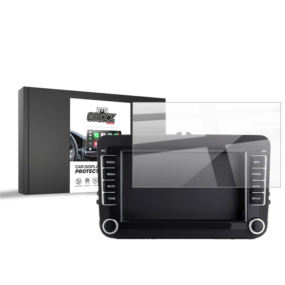 Ceramic GrizzGlass CarDisplay Protection Android Radio GoMedia 7021 2DIN 7" Volkswagen VW Skoda Seat - 1