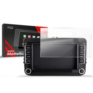 Matte GrizzGlass CarDisplay Protection Android Radio GoMedia 7021 2DIN 7" Volkswagen VW Skoda Seat
