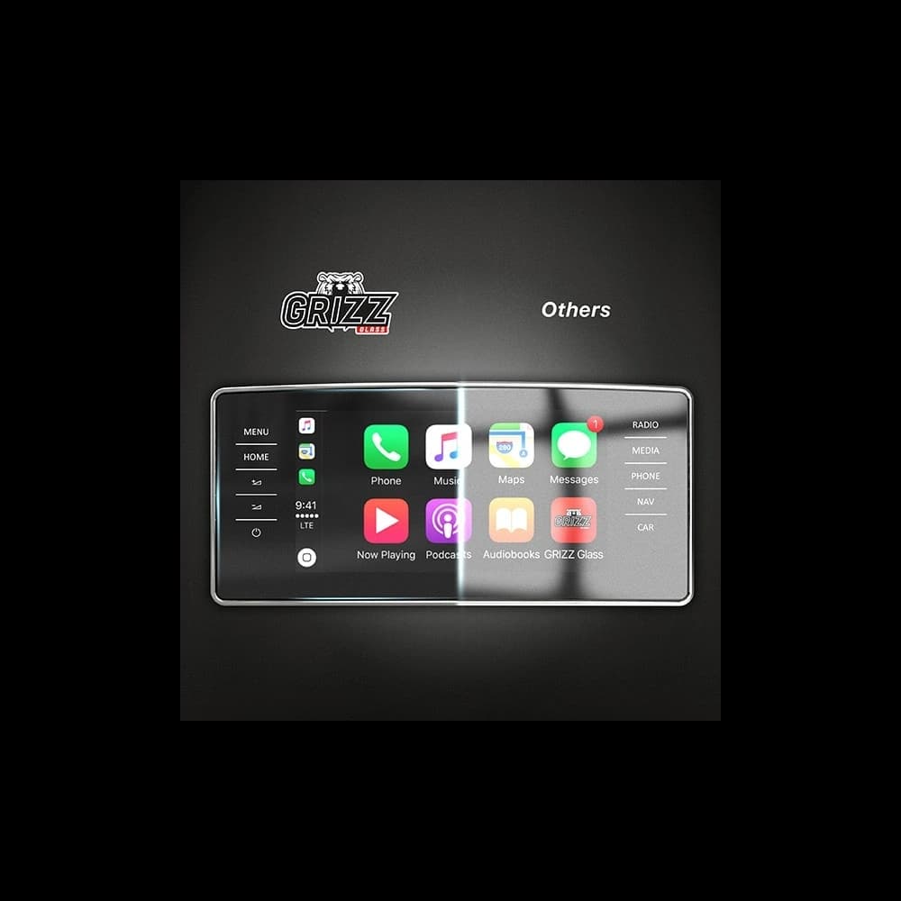 Matte GrizzGlass CarDisplay Protection Android Radio DJKD 9" - 2