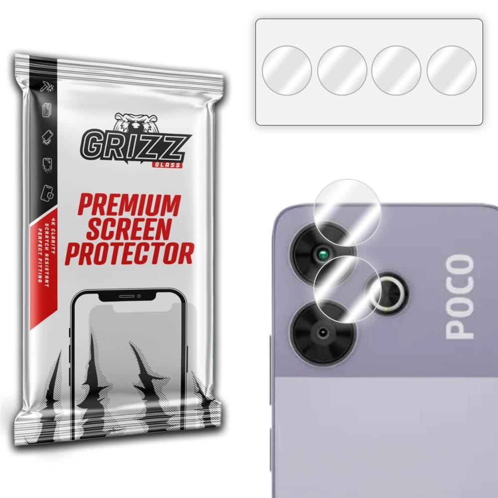 GrizzGlass HybridGlass Camera Glass for Xiaomi POCO M6 Plus 5G - 1