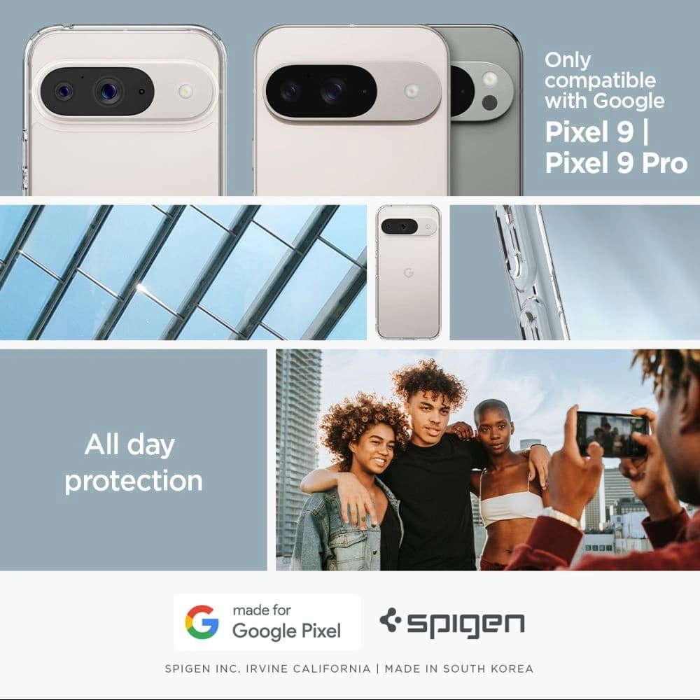 Spigen Hülle Ultra Hybrid Google Pixel 9 / 9 Pro Kristallklar - 15