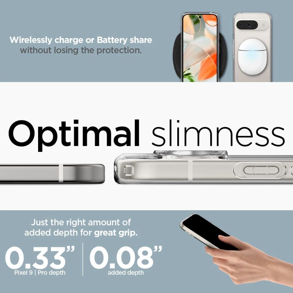 Spigen Hülle Ultra Hybrid Google Pixel 9 / 9 Pro Kristallklar - 19