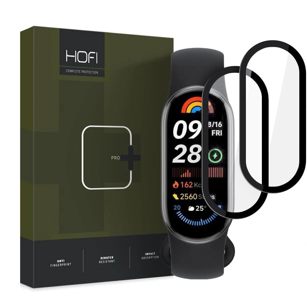Hofi Hybrid Pro+ Xiaomi Smart Band 9 / 9 NFC Black [2 PACK] - 1