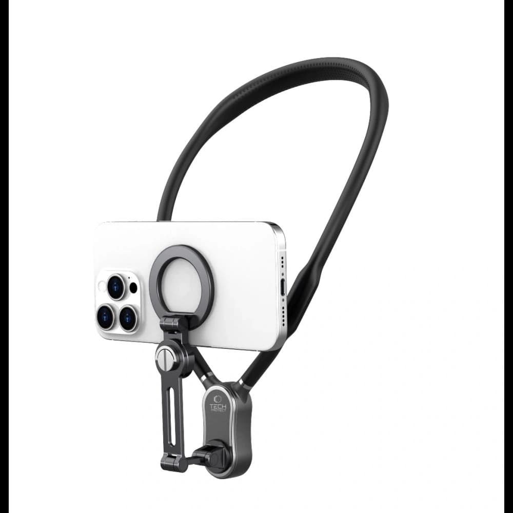 Tech-protect AC100 Magnetischer MagSafe Halshalter Schwarz - 2