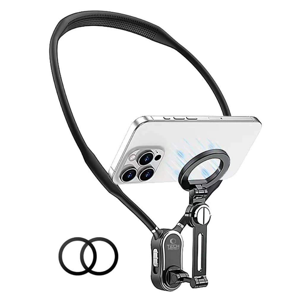 Tech-protect AC100 Magnetischer MagSafe Halshalter Schwarz - 3