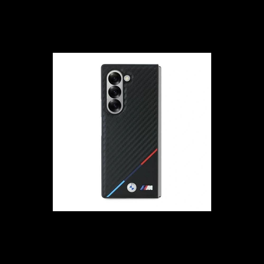 BMW Samsung Tasche BMHMZFD623PUDTK Galaxy Z Fold6 Hartschalenkoffer Carbon Tricolor schwarz/schwarz - 2