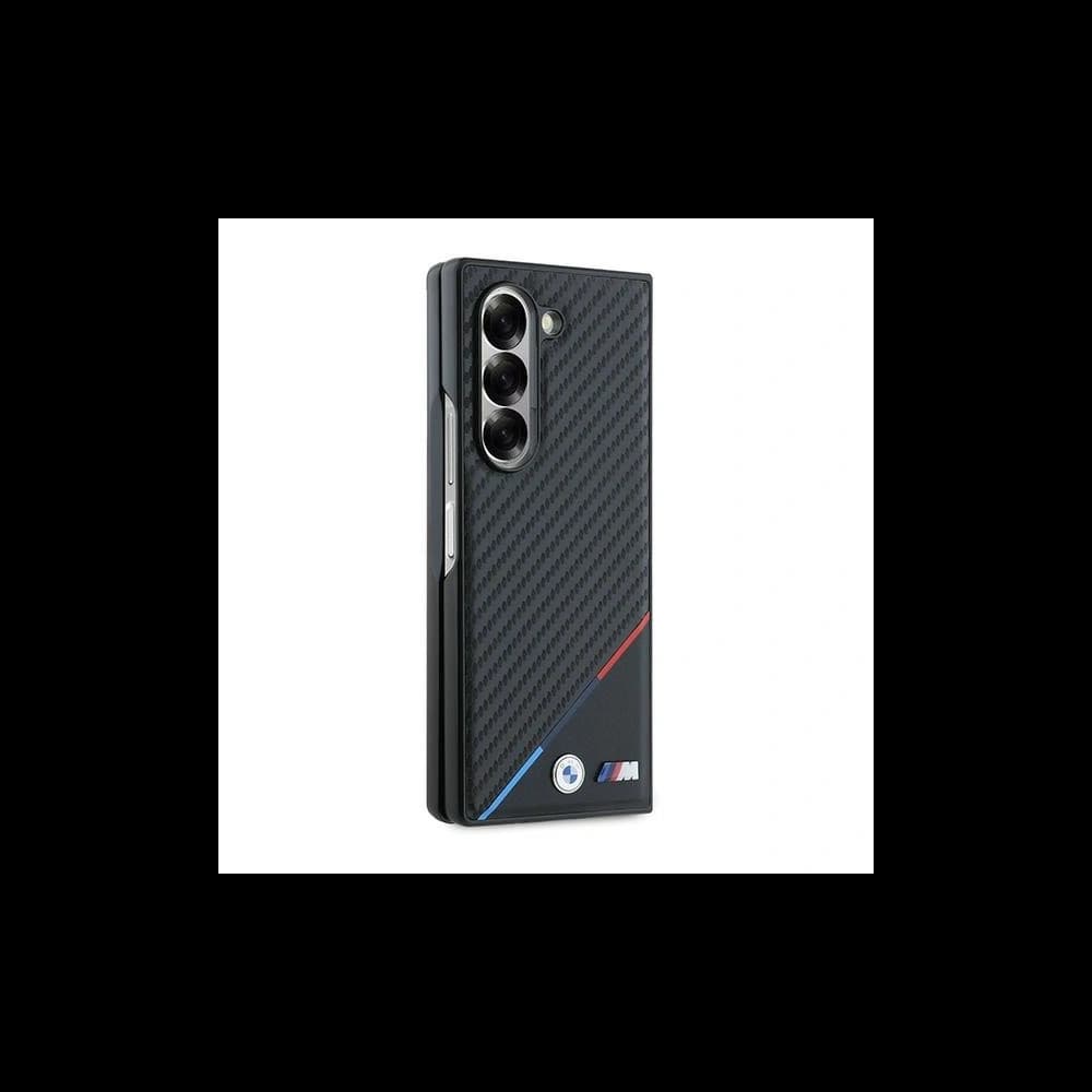 BMW Samsung Tasche BMHMZFD623PUDTK Galaxy Z Fold6 Hartschalenkoffer Carbon Tricolor schwarz/schwarz - 5