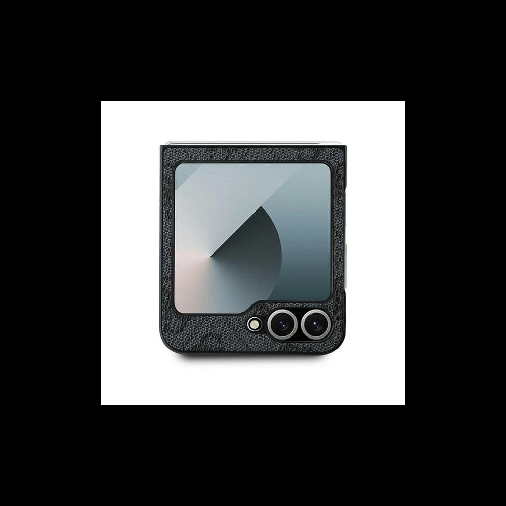 Guess Samsung Tasche GUHCZF64GMGGR Galaxy Z Flip 6 / 7 FE Leder 4G Metall Logo schwarz/schwarz - 3