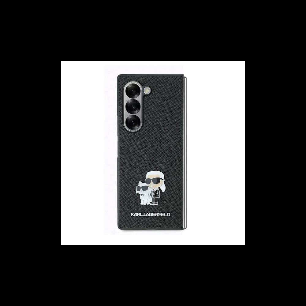 Case Karl Lagerfeld KLHCZFD6SAPKCNPK Samsung Galaxy Z Fold6 Saffiano Metal Pin black - 2