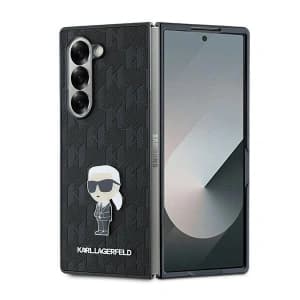 Case Karl Lagerfeld KLHCZFD6SAPKINPKK Samsung Galaxy Z Fold6 Saffiano Ikonik Pin black
