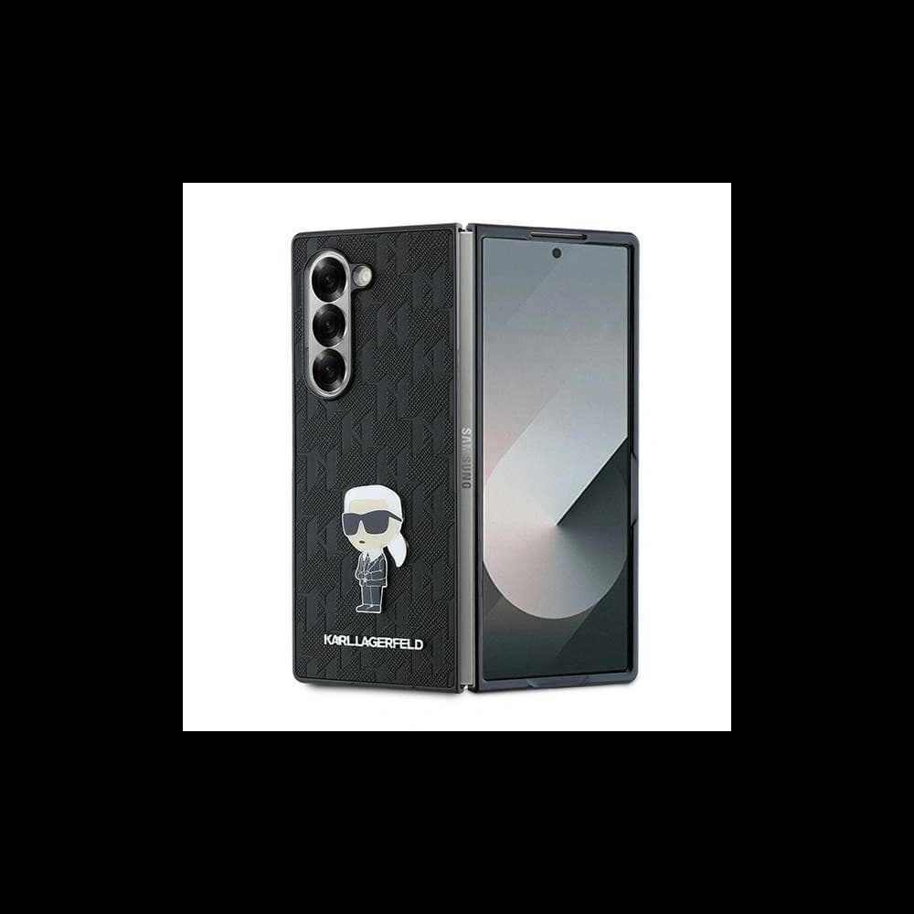 Case Karl Lagerfeld KLHCZFD6SAPKINPKK Samsung Galaxy Z Fold6 Saffiano Ikonik Pin black - 1