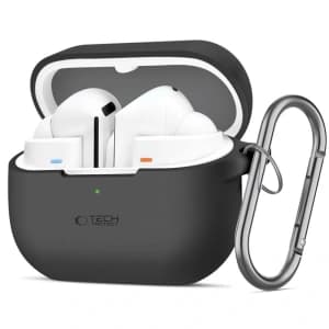 Tech-Protect Samsung Case Silikonhaken Galaxy Buds 3 / 3 Pro Schwarz