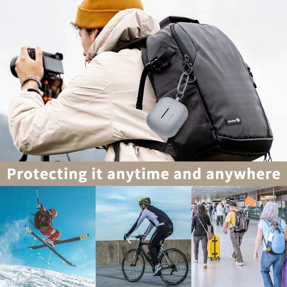 Case Tech-Protect Silicone Hook Samsung Galaxy Buds 3 / 3 Pro Black - 5