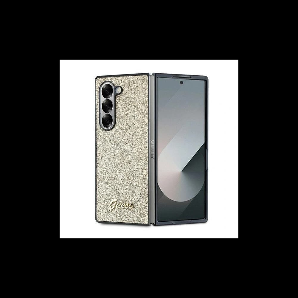 Case Guess GUHCZFD6HGGSHD Samsung Galaxy Z Fold6 4G Glitter Script gold - 1