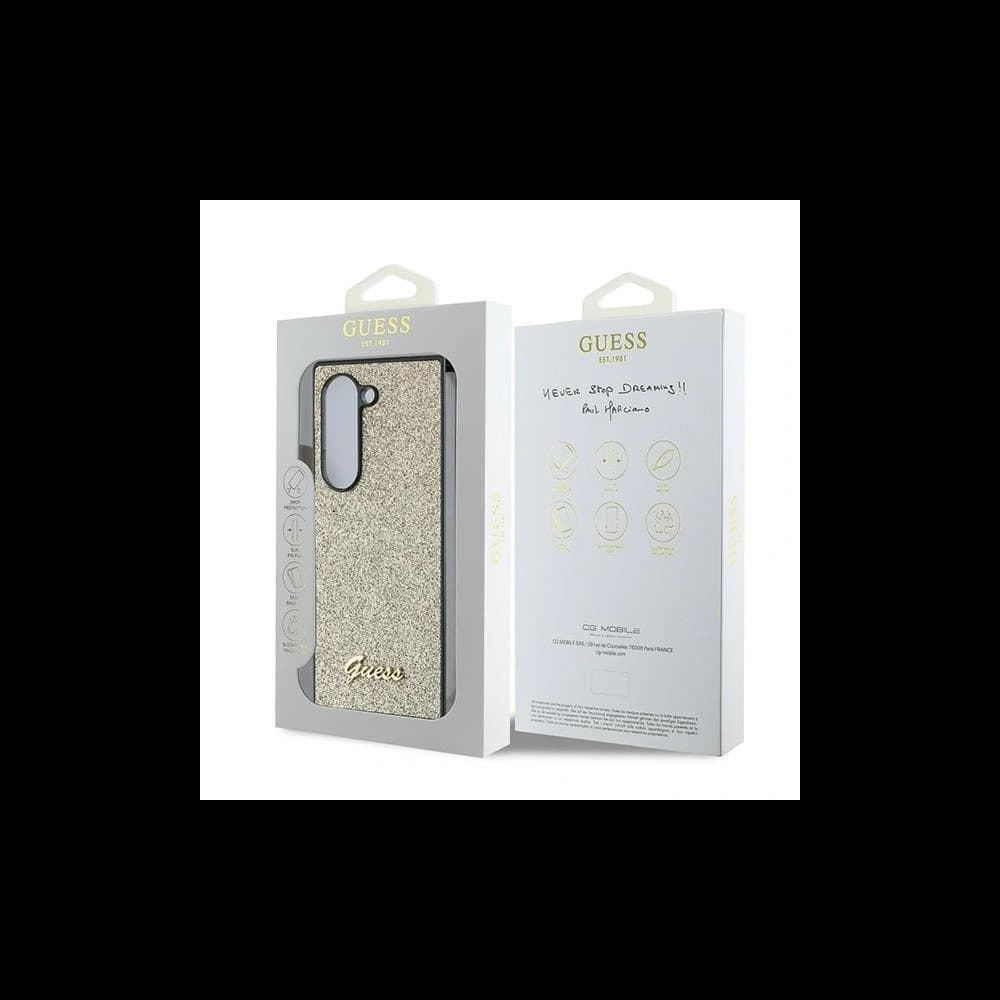 Case Guess GUHCZFD6HGGSHD Samsung Galaxy Z Fold6 4G Glitter Script gold - 7