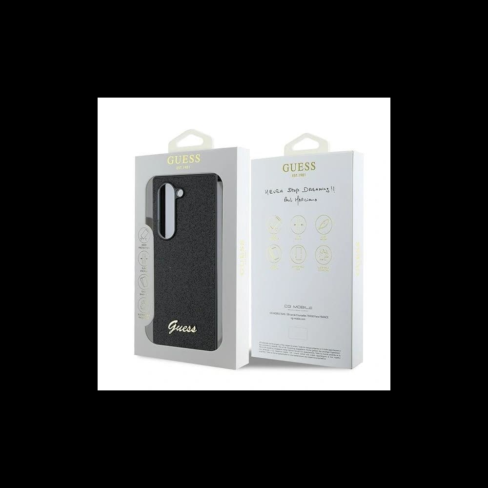 Case Guess GUHCZFD6HGGSHK Samsung Galaxy Z Fold6 4G Glitter Script black - 7