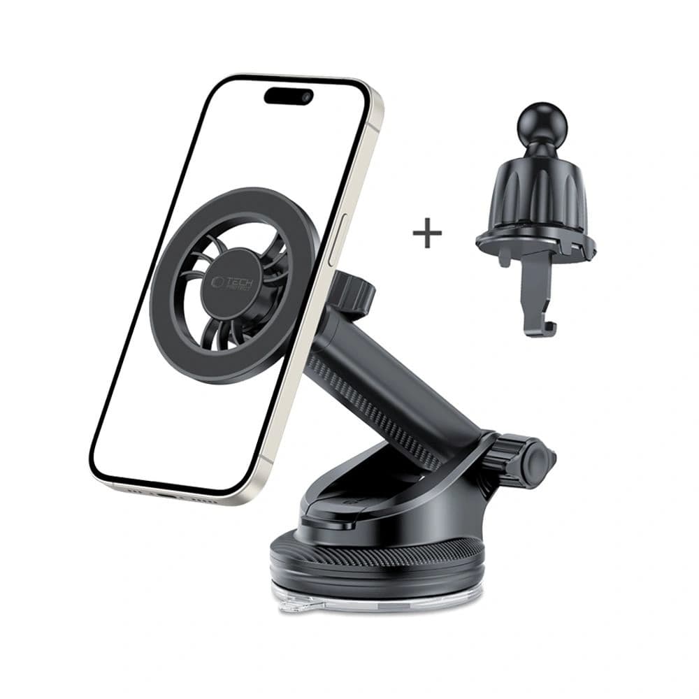 Car mount for grille / windshield / cockpit Tech-Protect N56 Magnetic MagSafe Black - 2